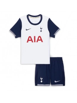 Detské Futbalové oblečenie Tottenham Hotspur 2024-25 Krátky Rukáv - Domáci (+ trenírky)